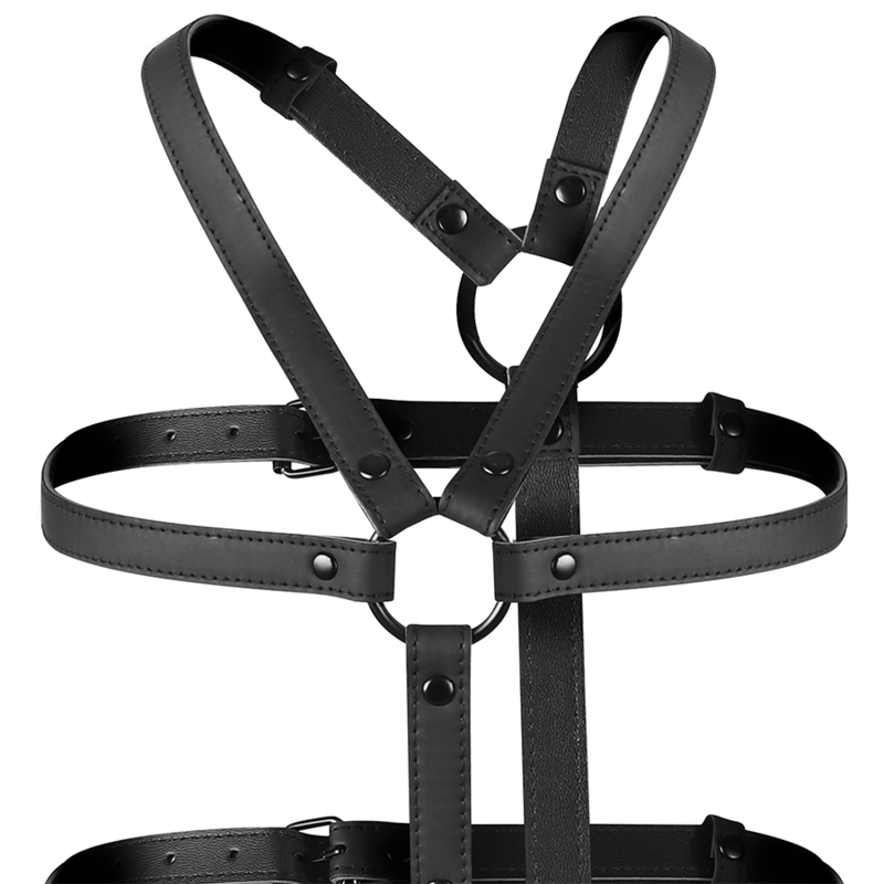 FETISH SUBMISSIVE BONDAGE - IMBRACATURA REGOLABILE TORSO E BRACCIA - immagine 3