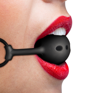 FETISH SUBMISSIVE BONDAGE – BALL GAG IN SILICONE TRASPIRANTE