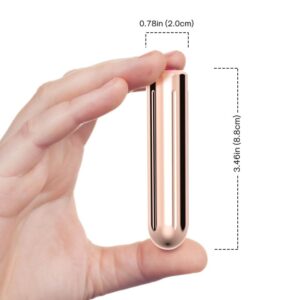 ARMONY – PROIETTILE VIBRATORE TESTATA DORATA 2 CM x 8.8 CM