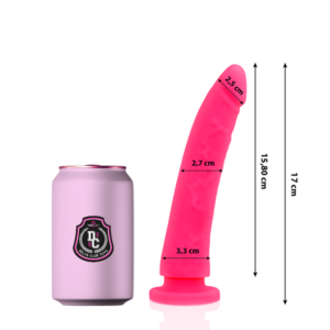 DELTA CLUB – TOYS DILDO MEDICO ROSA IN SILICONE 17 CM -O- 3 CM