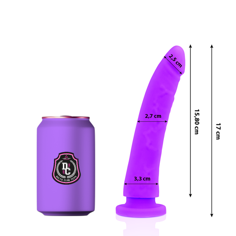 DELTA CLUB – TOYS DILDO MEDICO LILLA IN SILICONE 17 CM -O- 3 CM DELTA CLUB – TOYS DILDO MEDICO LILLA IN SILICONE 17 CM -O- 3 CM