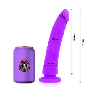 DELTA CLUB – TOYS DILDO MEDICO LILLA IN SILICONE 20 CM -O- 4 CM