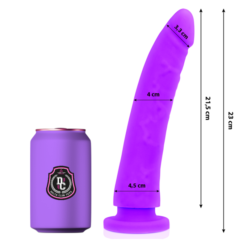 DELTA CLUB – TOYS DILDO MEDICO LILLA IN SILICONE 23 CM -O- 4.5 CM DELTA CLUB – TOYS DILDO MEDICO LILLA IN SILICONE 23 CM -O- 4.5 CM