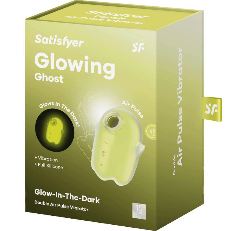 SATISFYER - GLOWING GHOST AIR PULSE & VIBRADOR AMARILLO - immagine 5