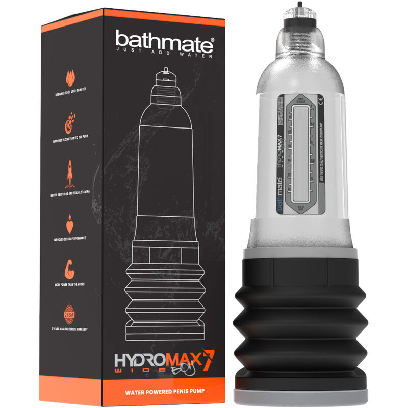 BATHMATE – HYDROMAX 7 WIDE BOY X30 TRASPARENTE