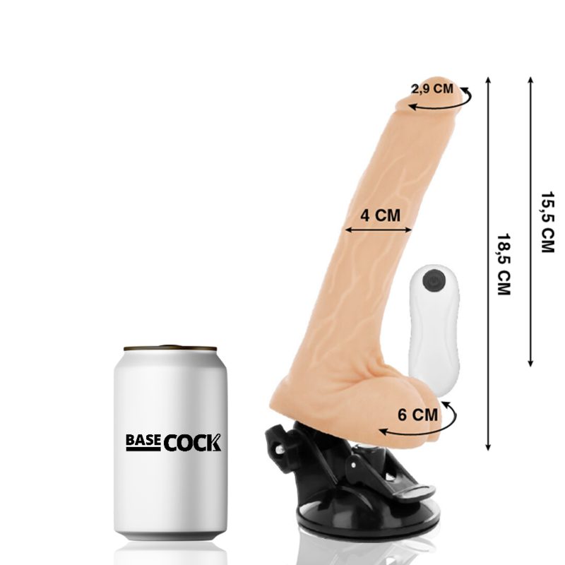 BASECOCK TELECOMANDO REALISTICO PIEGHEVOLE CARNE 18,5 CM - immagine 6