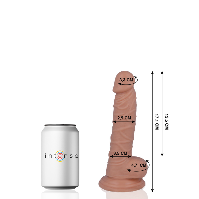 MR INTENSE - 7 PENE REALISTICO 17.1 CM -O- 2.9 CM - immagine 6