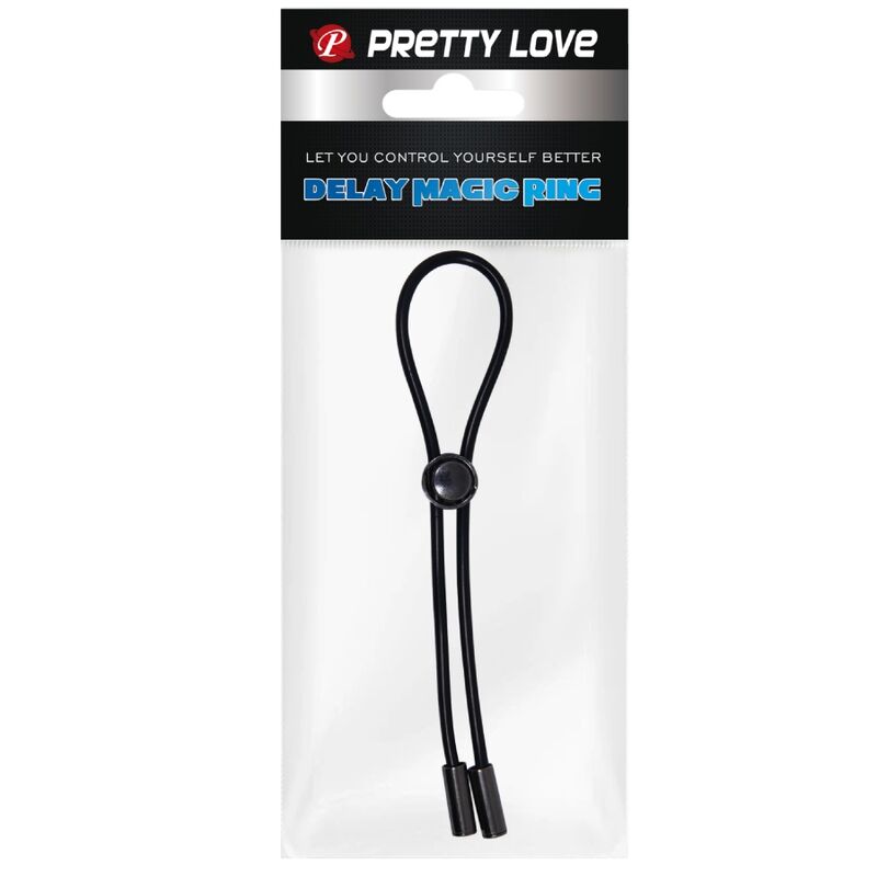 PRETTY LOVE - ANELLO PER PENE E TESTICOLI CON CORDONCINO - immagine 4