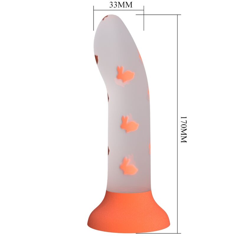 PRETTY LOVE – DILDO MAGICO NIGHTFALL SENZA VIBRAZIONI ARANCIO LUMINOSO PRETTY LOVE – DILDO MAGICO NIGHTFALL SENZA VIBRAZIONI ARANCIO LUMINOSO