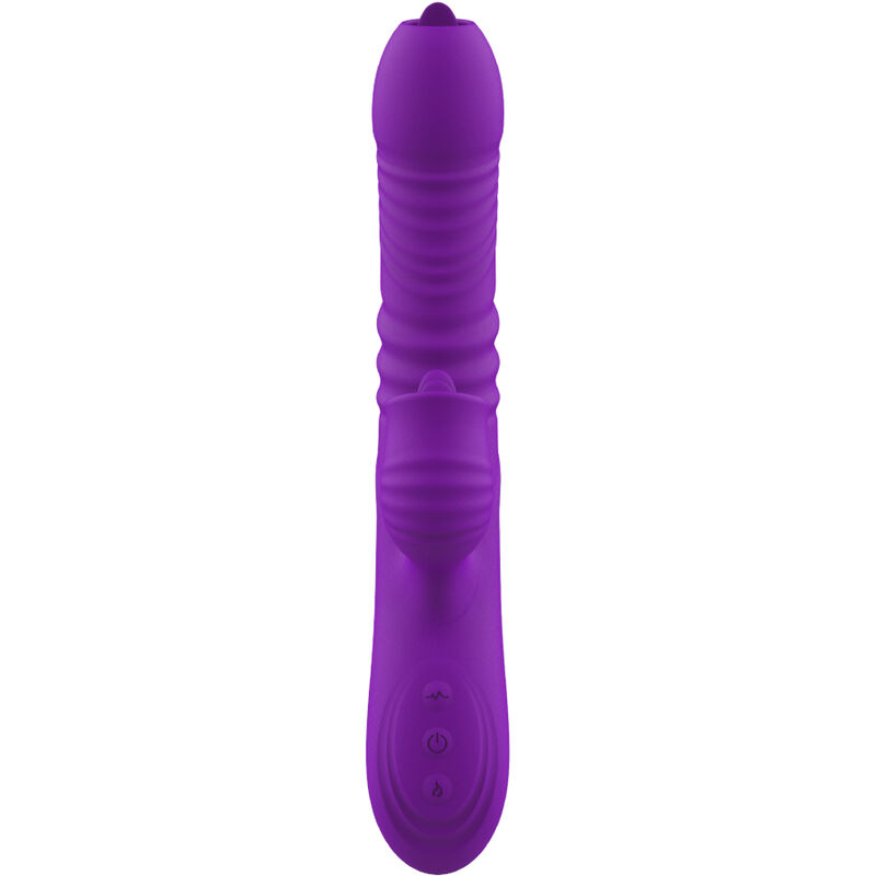 ARMONY - VIBRATORE FULLY G SPOT RABBIT CON EFFETTO CALORE STIMOLANTE LINGUA VIOLA - immagine 5