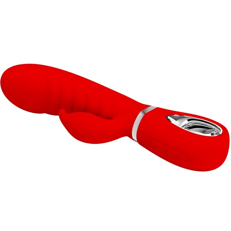 PRETTY LOVE - VIBRATORE MULTIFUNZIONE G-SPOT PRESCOTT ROSSO - immagine 8