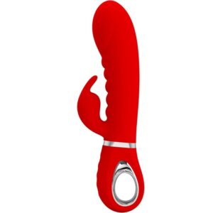 PRETTY LOVE – VIBRATORE MULTIFUNZIONE G-SPOT PRESCOTT ROSSO