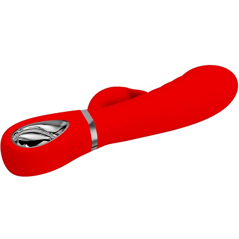 PRETTY LOVE - VIBRATORE MULTIFUNZIONE G-SPOT PRESCOTT ROSSO - immagine 3