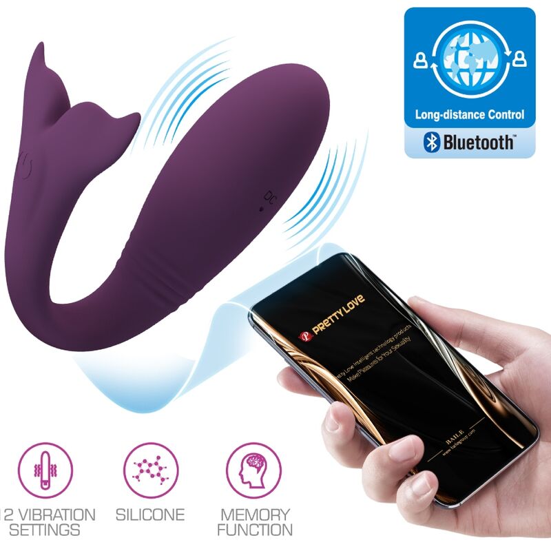 PRETTY LOVE – APP JAYLEEN VIBRATOR TELECOMANDO VIOLA