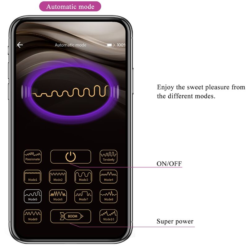 PRETTY LOVE - BILLY TELECOMANDO VIBRAZIONE VIOLA APP GRATUITA - immagine 15