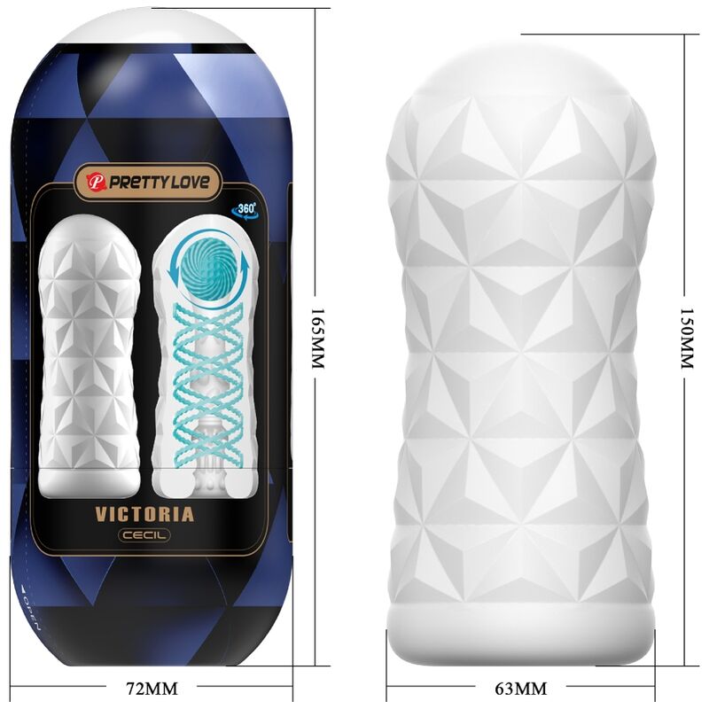 PRETTY LOVE - MASTURBATORE VICTORIA CECIL BIANCO - immagine 3