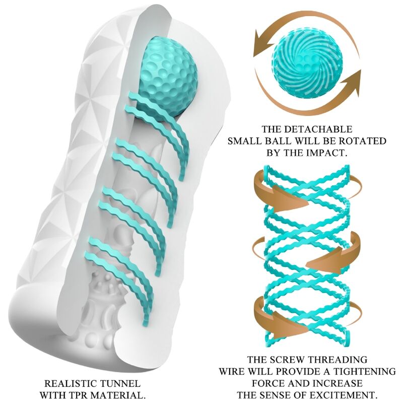 PRETTY LOVE - MASTURBATORE VICTORIA CECIL BIANCO - immagine 2