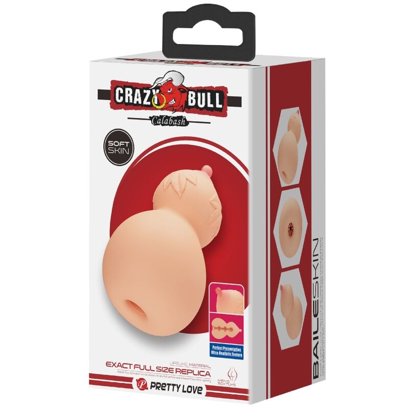 CRAZY BULL - MASTUBADOR A FORMA DI SENO CALABASH - immagine 7