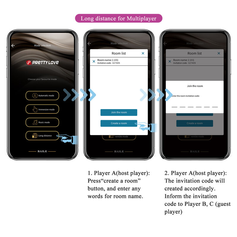 PRETTY LOVE - HECTOR VIBRATORE ELETTROSHOCK BY APP CONTROL VIOLA - immagine 8
