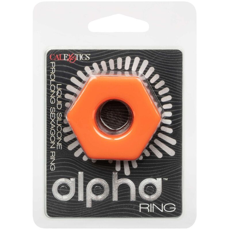 CALEXOTICS - ALPHA ANELLO PROLONG SEXAGON ARANCIONE - immagine 6