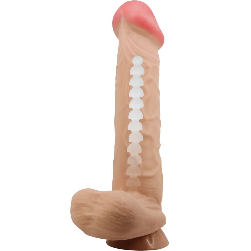PRETTY LOVE - DILDO REALISTICO SLIDING SKIN SERIES CON VENTOSA SCORREVOLE DELLA PELLE FLESH 26 CM - immagine 7