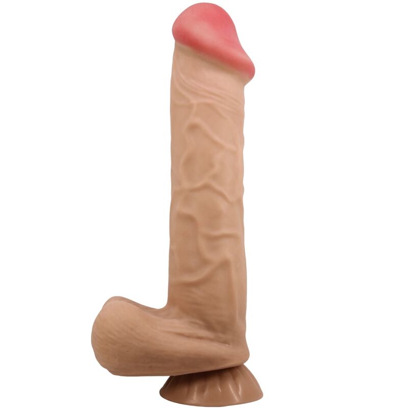 PRETTY LOVE - DILDO REALISTICO SLIDING SKIN SERIES CON VENTOSA SCORREVOLE DELLA PELLE FLESH 26 CM - immagine 6
