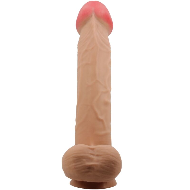 PRETTY LOVE - DILDO REALISTICO SLIDING SKIN SERIES CON VENTOSA SCORREVOLE DELLA PELLE FLESH 26 CM - immagine 3