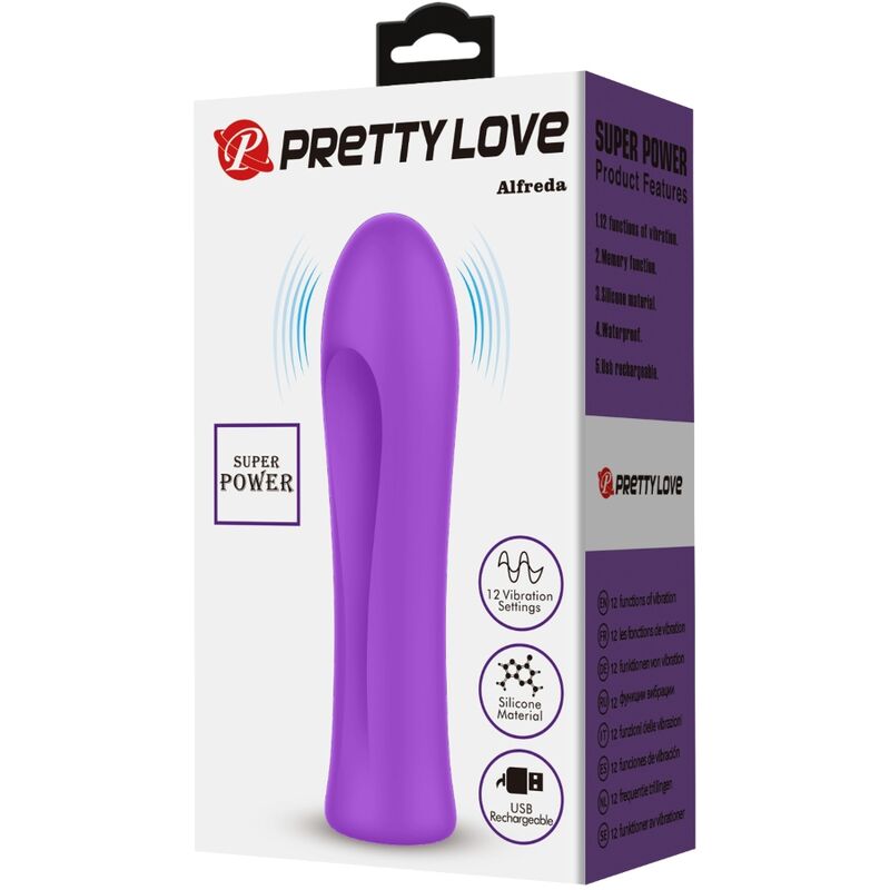 PRETTY LOVE - ALFREDA VIBRATORE SUPER POWER AQUA VIOLA - immagine 8