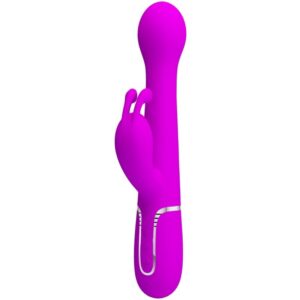 PRETTY LOVE – VIBRATORE DEJON RABBIT 3 IN 1 VIOLA MULTIFUNZIONE