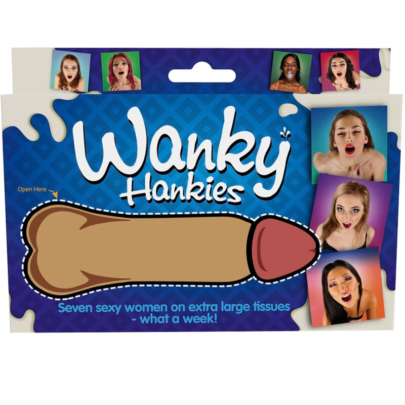 SPENCER & FLEETWOOD - WANKY HANKIES 7 FAZZOLETTI DA DONNA EXTRA LARGE - immagine 3