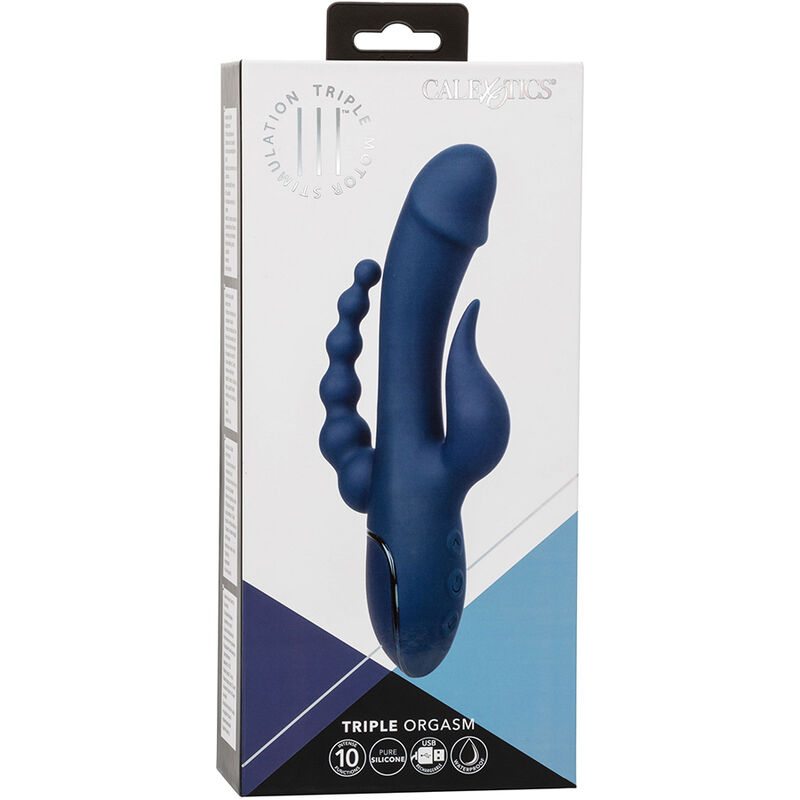 CALEXOTICS - VIBRATORE TRIPLO ORGASMO BLU - immagine 8