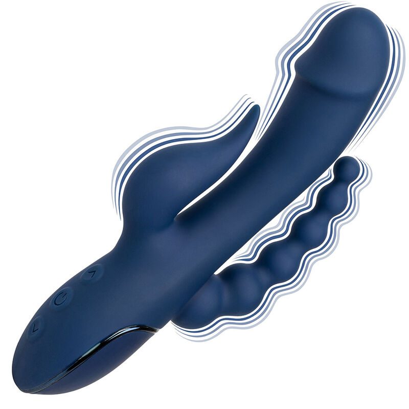 CALEXOTICS - VIBRATORE TRIPLO ORGASMO BLU - immagine 4