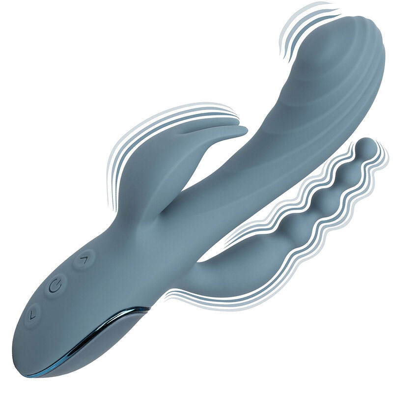 CALEXOTICS - VIBRATORE TRIPLE ECSTASY GRIGIO - immagine 7