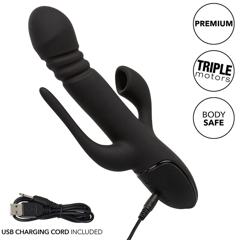 CALEXOTICS - VIBRATORE TRIPLE EUPHORIA NERO - immagine 6