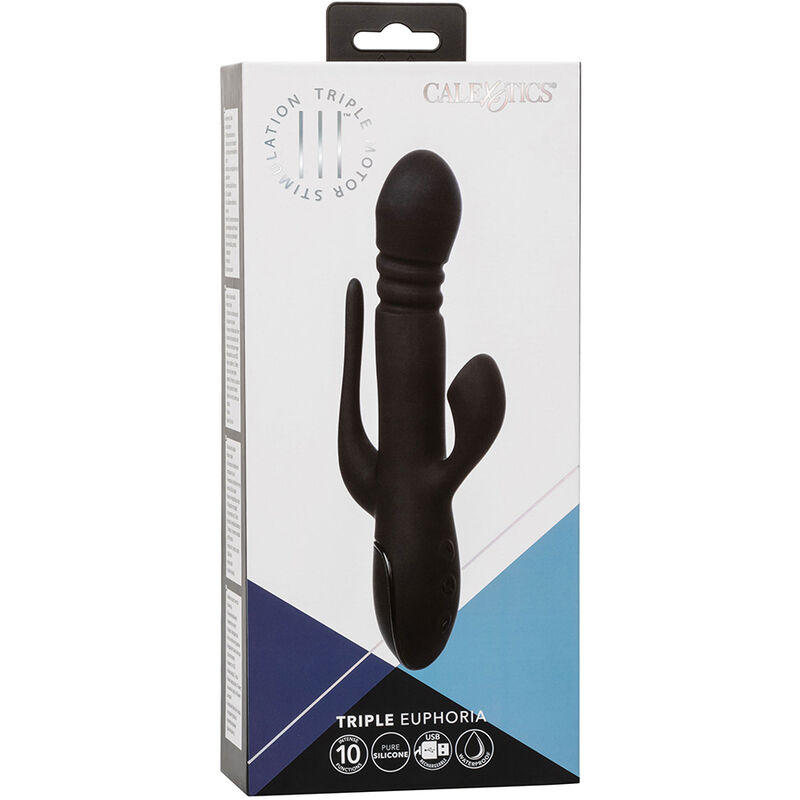 CALEXOTICS - VIBRATORE TRIPLE EUPHORIA NERO - immagine 3