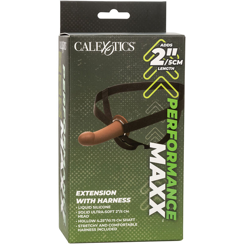 CALEXOTICS - ESTENSIONE MAXX PERFORMANCE CON PELLE MARRONE - immagine 8