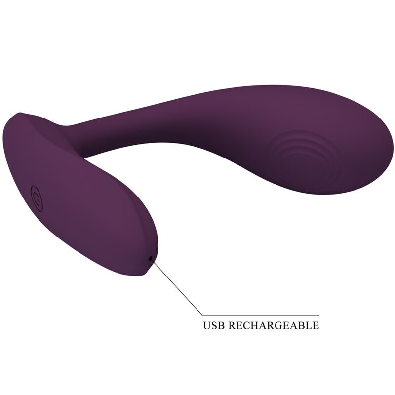 PRETTY LOVE - BAIRD G-SPOT 12 VIBRAZIONI RICARICABILE APP LILA - immagine 8