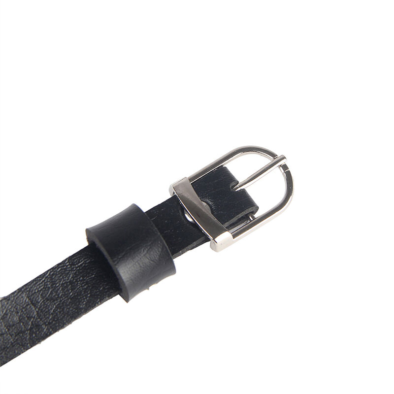 SUBBLIME - PETTORALE CATENE IN PELLE NERA TAGLIA UNICA - immagine 8