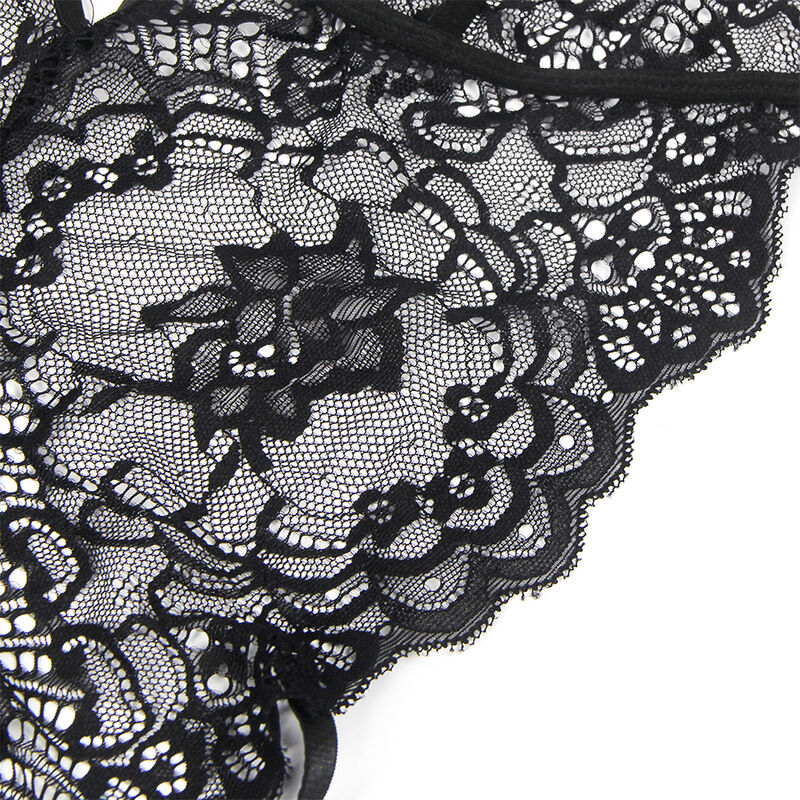 SUBBLIME - DISFRAZ POLICIA BODY ENCAJE NEGRO S/M - immagine 3