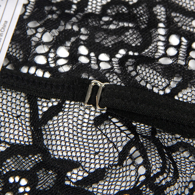 SUBBLIME - DISFRAZ POLICIA BODY ENCAJE NEGRO S/M - immagine 2