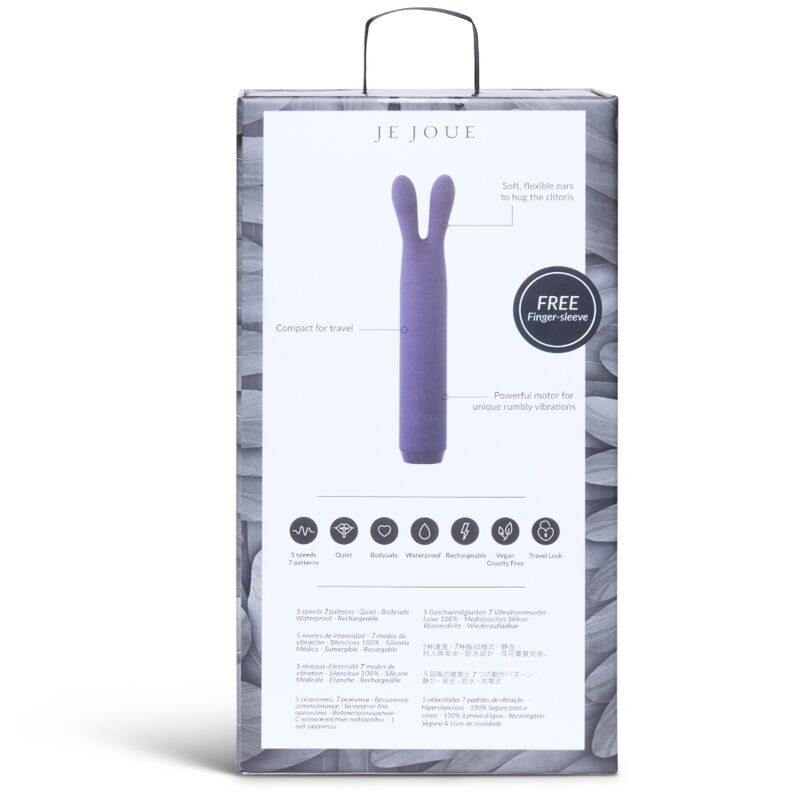 JE JOUE - PALLOTTOLA VIBRANTE CONIGLIO VIOLA - immagine 7