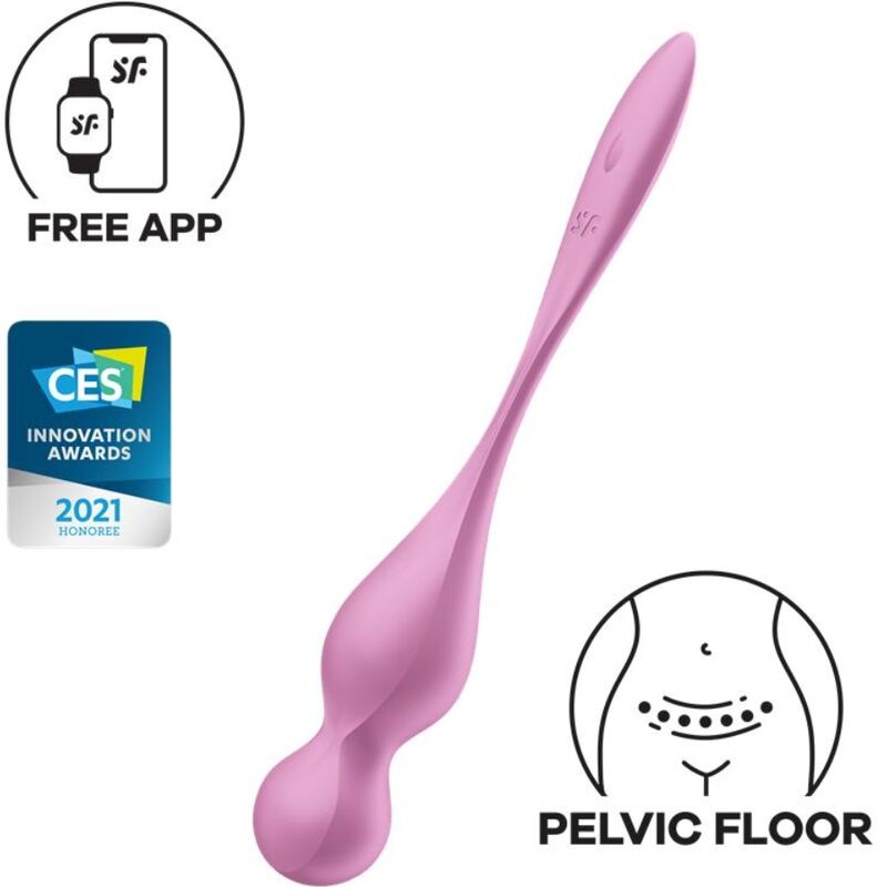 SATISFYER – LOVE BIRDS PALLE VIBRANTI KEGEL ROSA