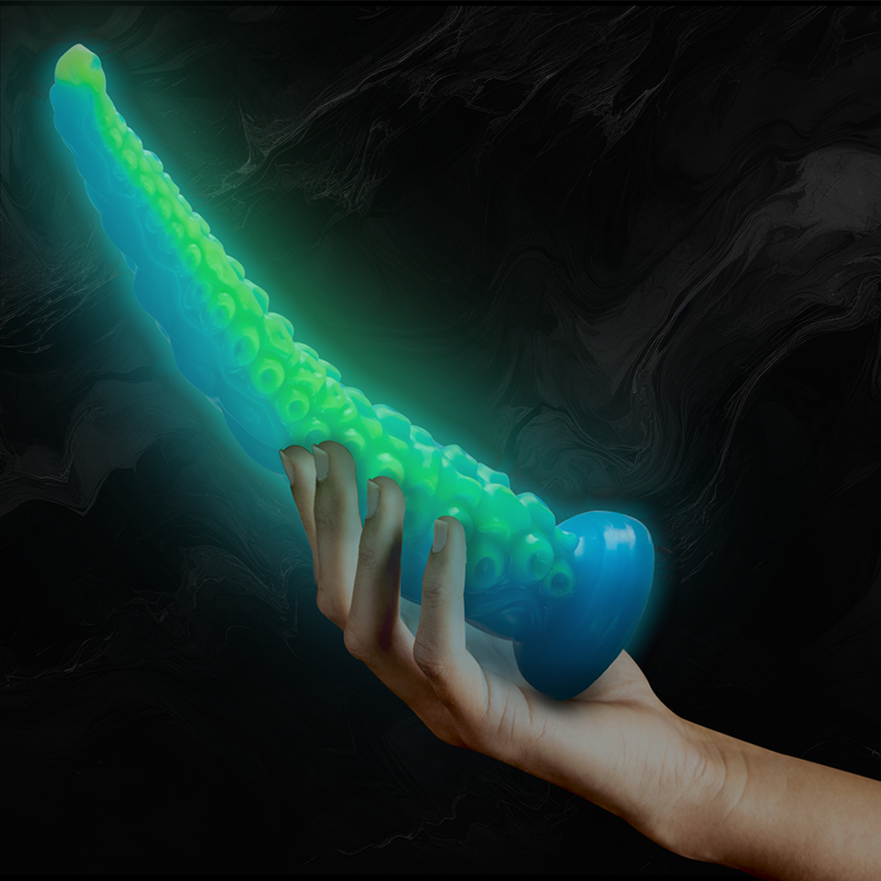 EPIC - DILDO FLUORESCENTE CON TENTACOLI SOTTILI DI SCYLLA DIMENSIONI GRANDI - immagine 9