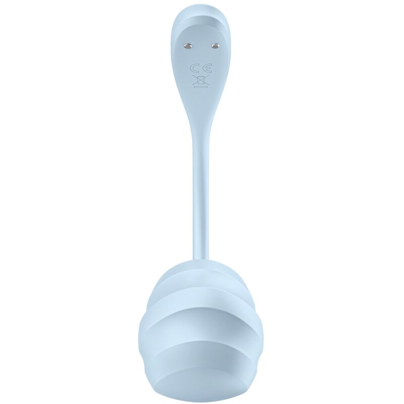 SATISFYER - STIMOLATORE PUNTO G PETALE LISCIO SKY BLUE APP GRATUITA - immagine 6