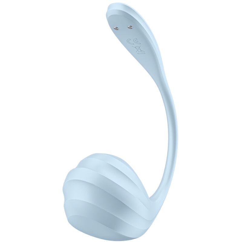 SATISFYER - STIMOLATORE PUNTO G PETALE LISCIO SKY BLUE APP GRATUITA - immagine 5