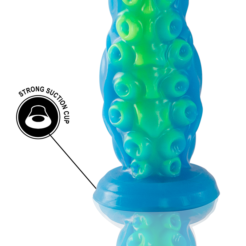 EPIC - DILDO FLUORESCENTE CON TENTACOLI SOTTILI DI SCYLLA DIMENSIONI GRANDI - immagine 4
