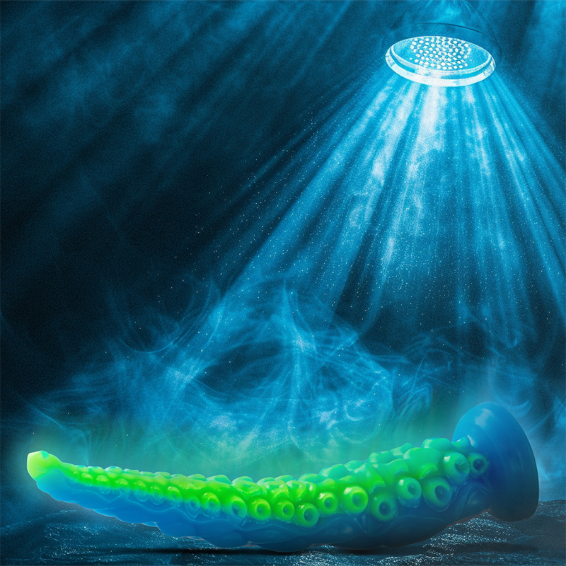 EPIC - DILDO FLUORESCENTE CON TENTACOLI SOTTILI DI SCYLLA DIMENSIONI GRANDI - immagine 3