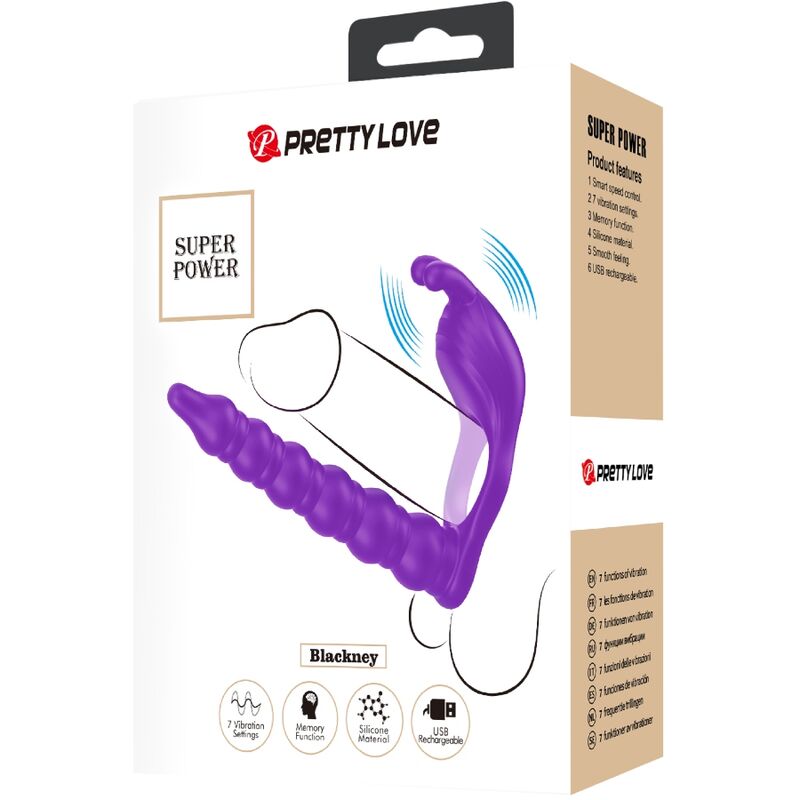 PRETTY LOVE - BLACKNEY ANELLI PER PENE CON SPINA VIBRATORE - immagine 6