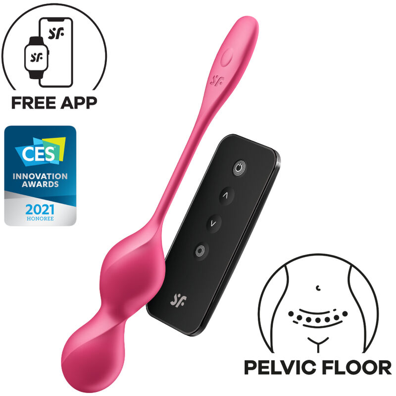 SATISFYER – LOVE BIRDS 2 SFERE KEGEL VIBRANTI + APP GRATUITA