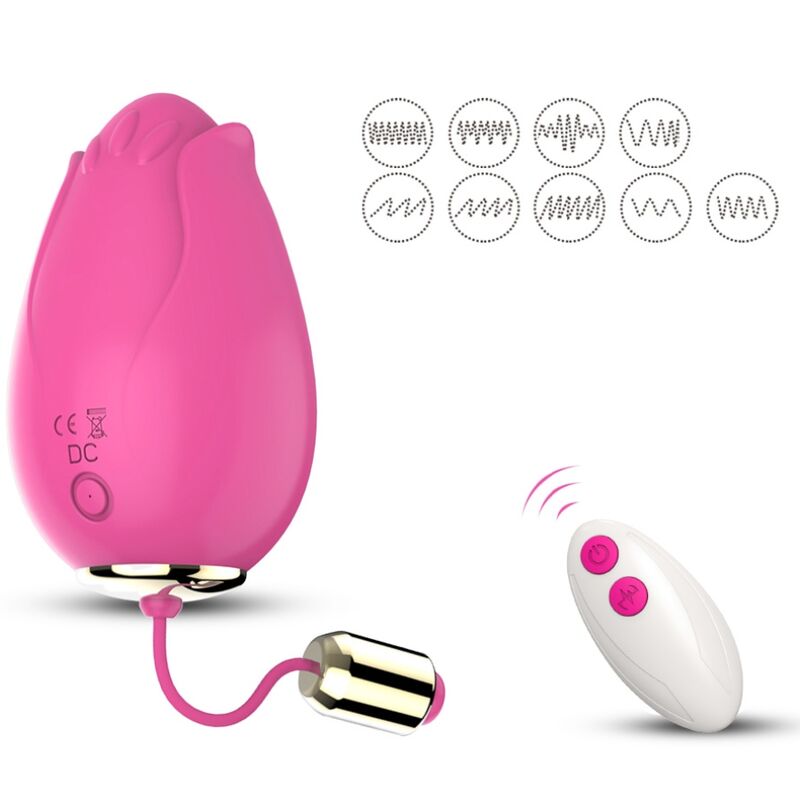 ARMONY – MANDALA EGG VIBRATORE G-SPOT REMOTE CONTROL FUCSIA